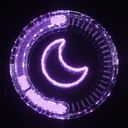 Monatlicher Jackpot-Meter als violettes Neon-Hologramm im Roby Casino